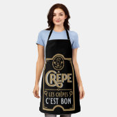 Franse crêpes schort (Gedragen)