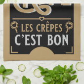 Franse crêpes theedoek (Gevouwen)