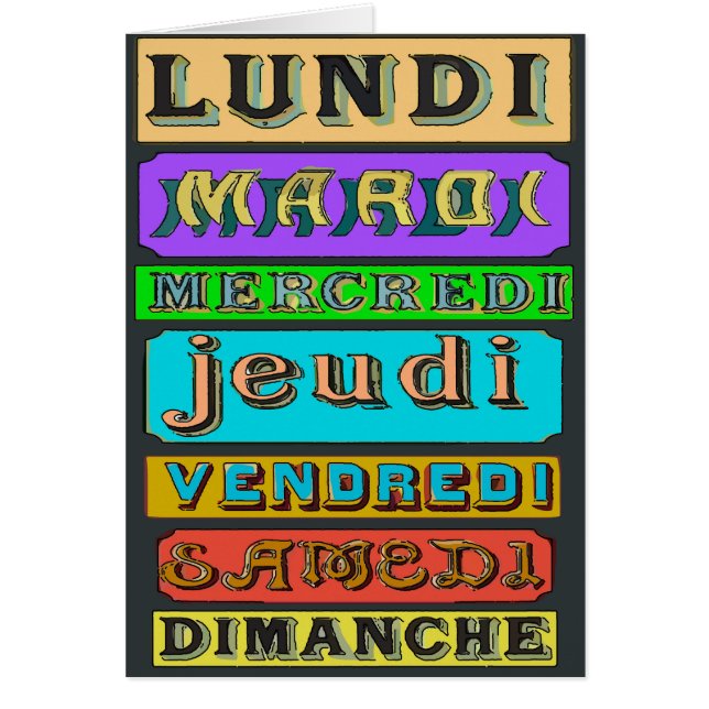 Franse dagen (Voorkant)