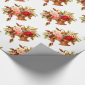 Franse decor  Rozen Cadeaupapier (Hoek)