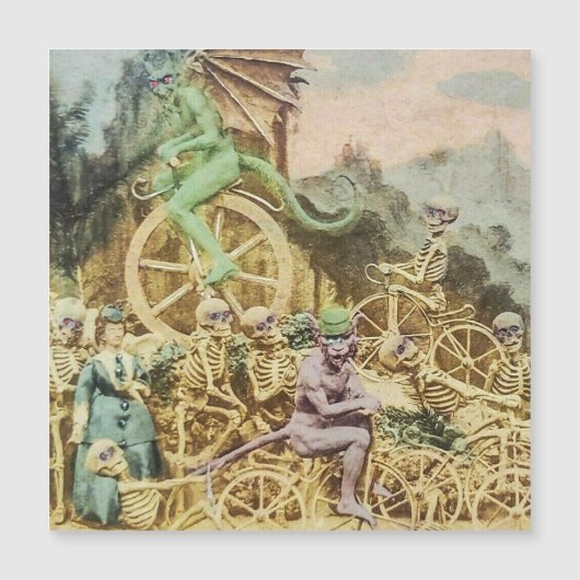 Franse diableries cursus de Velocipedes (Voorkant)