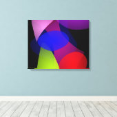 Franse dollar canvas afdruk (Insitu (Houten vloer))