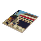 Franse dorpsbakkerij tegeltje (Zijkant)