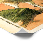 Franse drink voor warme chocolade en Poster (Hoek)