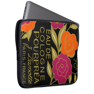 Franse Eau de Cologne Pourprea parfum 1920 Laptop Sleeve