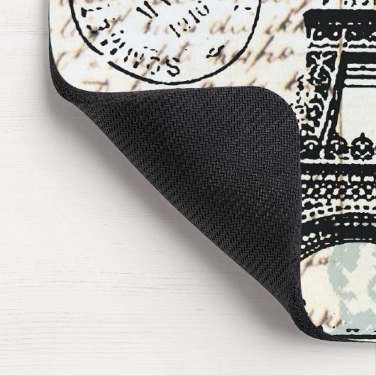 Franse Eiffeltoren mousepad Muismat (Hoek)