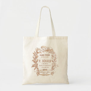 Franse Ephemera Epicerie Market Shopping Bag Tote Bag