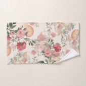 Franse Ephemera Roos Nautilus Shell Bath Bad Handdoek (Handdoek)