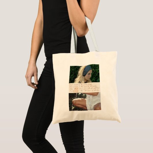 Franse esthetische canvas tas (Voorkant (product))