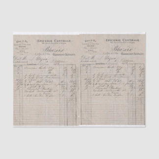 Franse Factuur Decoupage Craft of Gift Tissuepapier