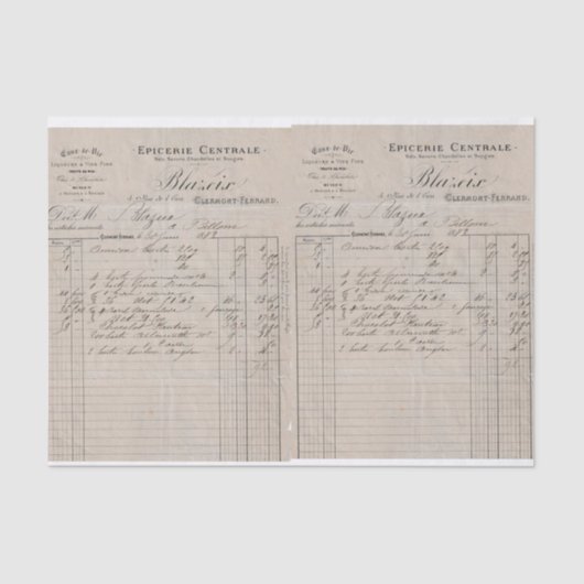  Franse Factuur Decoupage Craft of Gift Tissuepapier (Voorkant)