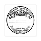 Franse  Farmacie Rubber Kunststempel Rubberstempel (Afrduk)