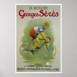 Franse fiets poster Fietssport Kunst Fietsen Print