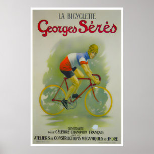 Franse fiets poster Fietssport Kunst Fietsen Print