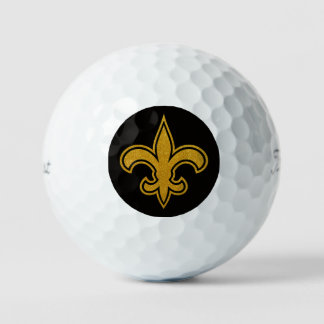 Franse Fleur De Lis Goud en Zwart Golfballen