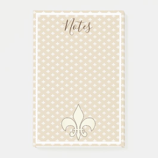 Franse Fleur de Lis merkt op Post-it® Notes (Voorkant)