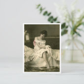 Franse Flirt - Pinup Briefkaart (Staand voorkant)