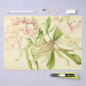  Franse Floral Ephemera Decoupage Roze Tiss Tissuepapier (Craft)