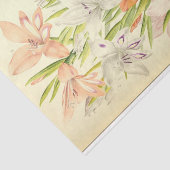  Franse Floral Ephemera Decoupage Roze Tiss Tissuepapier (Detail)