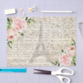  Franse Floral Rozen Oude Decoupage Tissuepapier (Craft)