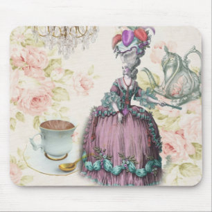 Franse florale Paris Tea Party Marie Antoinette Muismat