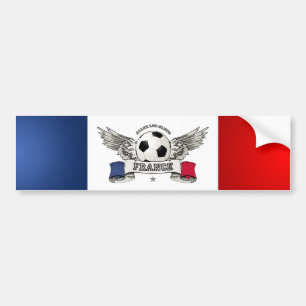 Franse Football Team Supporter bumper sticker