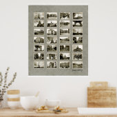 Franse foto Collage Poster (Keuken)