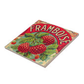 Franse Framboise (frambozen) Tegeltje (Zijkant)