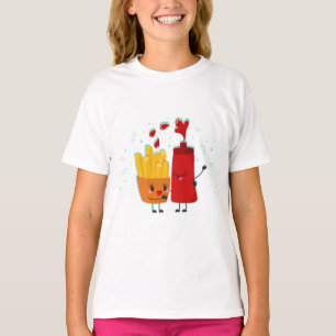 Franse Fries en Ketchup Best Friend T-shirt