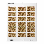 Franse Friet Etiket (Full Sheet)