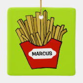 Franse friet op maat ornament (Achterkant)