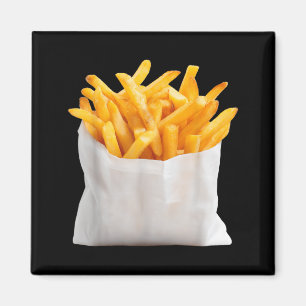 Franse frietjes frituren grappige Halloween-voedse Magneet