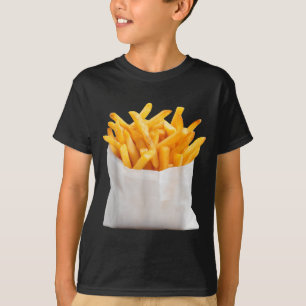 Franse frietjes frituren grappige Halloween-voedse T-shirt