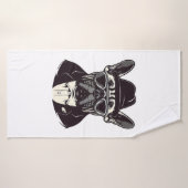 franse gangster badhanddoek (Badhanddoek)