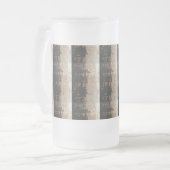  Franse geïnspireerde afdruk van scripts Matglas Bierpul (Voorkant links)