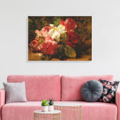 -Franse Georges Jeannin Rozen III Canvas Afdruk (Insitu (Woonkamer))