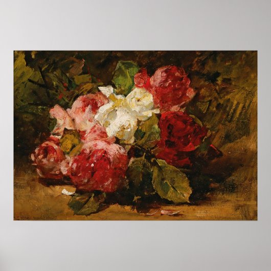 -Franse Georges Jeannin Rozen III Poster (Voorkant)