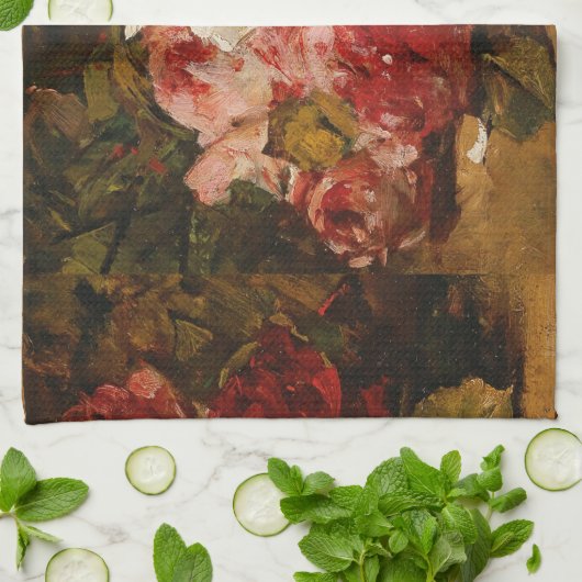 -Franse Georges Jeannin Rozen III Theedoek (Gevouwen)