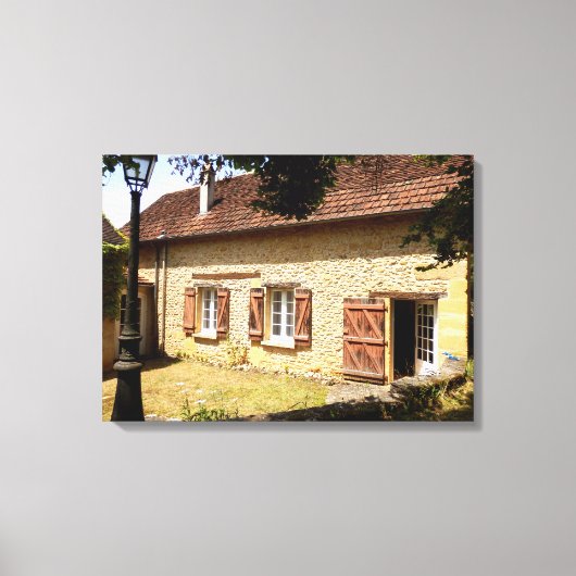 Franse Gite Canvas afdrukken (Voorkant)