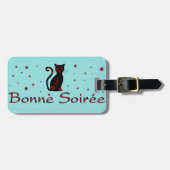 Franse: Goede avond Bagagelabel (Voorkant horizontaal)