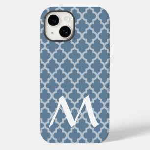 Franse grijze Marokkaanse Moods Quatrefoil Case-Mate iPhone 14 Hoesje