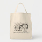 Franse Grocery Bag Tote Bag (Voorkant)