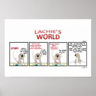 Franse groenten en fruit poster