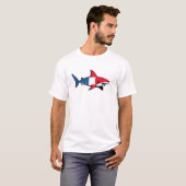 Franse haai t-shirt (Voorkant volledig)