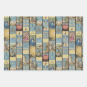  Franse Hand getrokken Tarot Kaart Pattern Inpakpapier Vel (Voorkant)