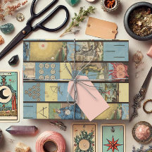  Franse Hand getrokken Tarot Kaart Pattern