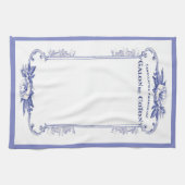  franse handdoek voor blauwe keuken (Horizontaal)