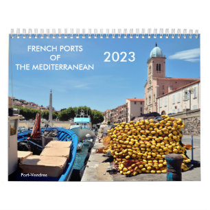 Franse havens van de mediterrane kalender