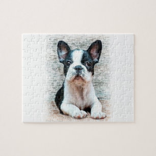 Franse hond legpuzzel