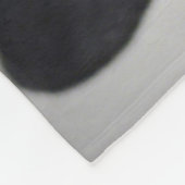 Franse hond met bril en Stropdas Fleece Deken (Hoek)